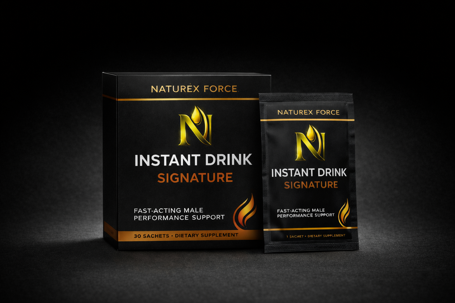 NATUREX FORCE — INSTANT DRIVE Signature — 30 Sachets (Fast-Acting Performance)